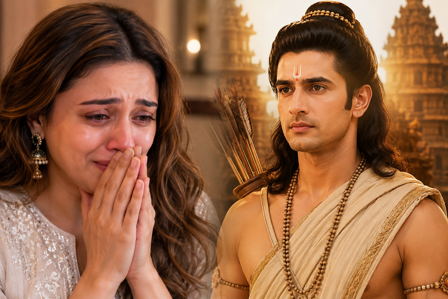 লক্ষ্মণ রূপে রাভিকে দেখে কাঁদলেন সারগুন
