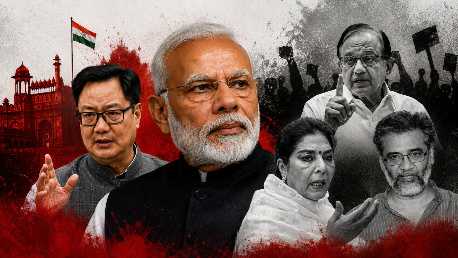 বিরোধীদের উদ্দেশে নয় ‘দিমাগি নকশাল’ মন্তব্য, ব্যাখ্যা রিজিজুর; তবু থামছে না বিতর্ক