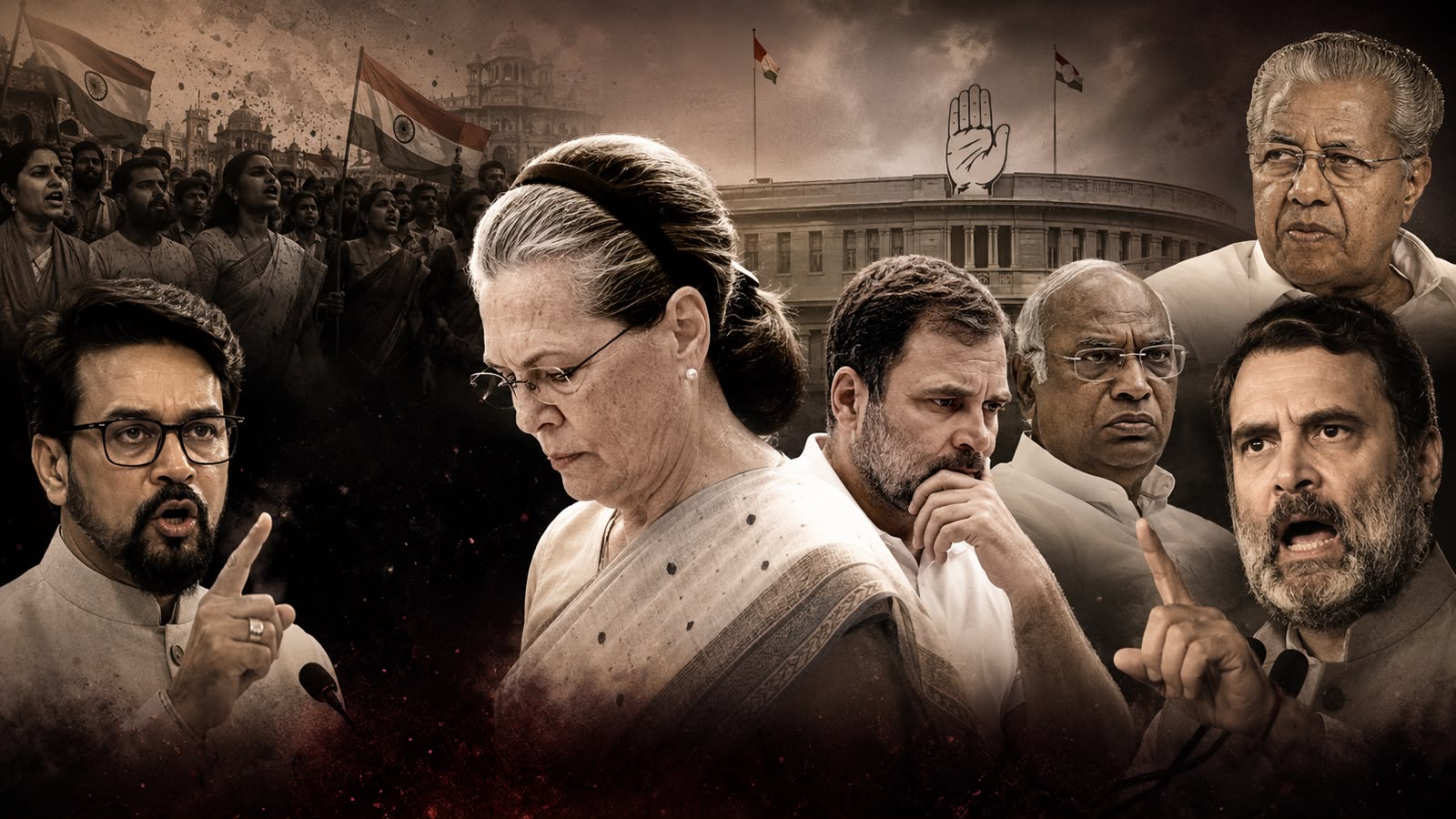 ‘বন্দে মাতরম’ ঘিরে দ্বিমুখী আক্রমণের সামনে কংগ্রেস