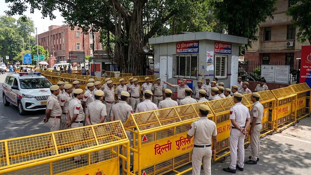 রাগ দেখাবেন না, আপনার মুখই ওদের ‘বিষয়বস্তু’: আন্দোলন সামলাতে দিল্লি পুলিশের নতুন পাঠ