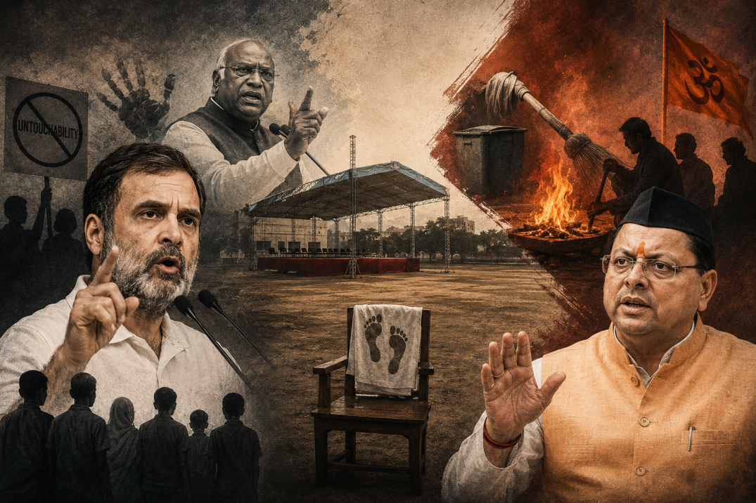 ‘শুদ্ধিকরণের নামে অস্পৃশ্যতা!’ খাড়গেকে অপমানের অভিযোগে মোদীকে তোপ রাহুলের