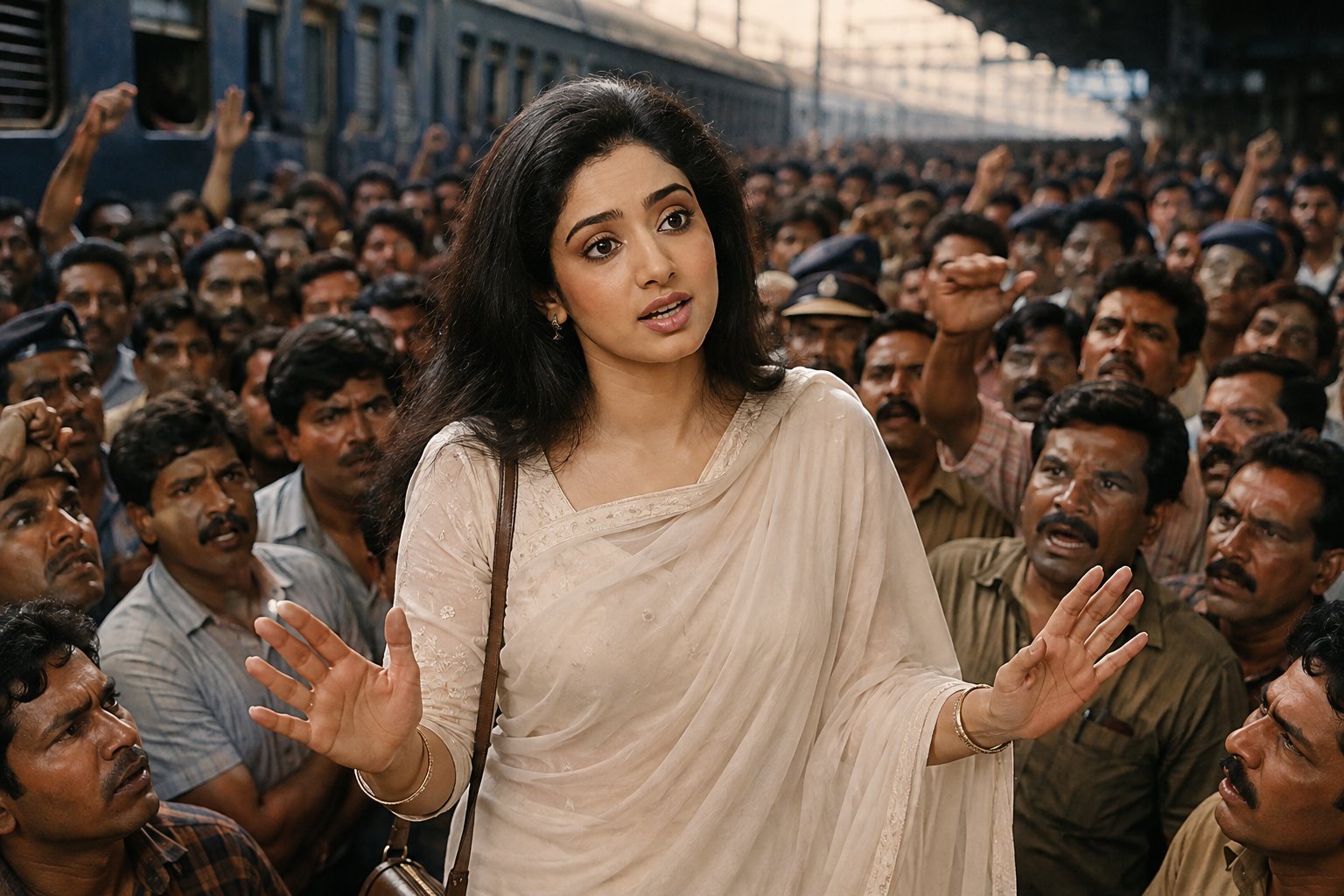 লাঠি নয়, কথায় থামল পাঁচ হাজার জনতা