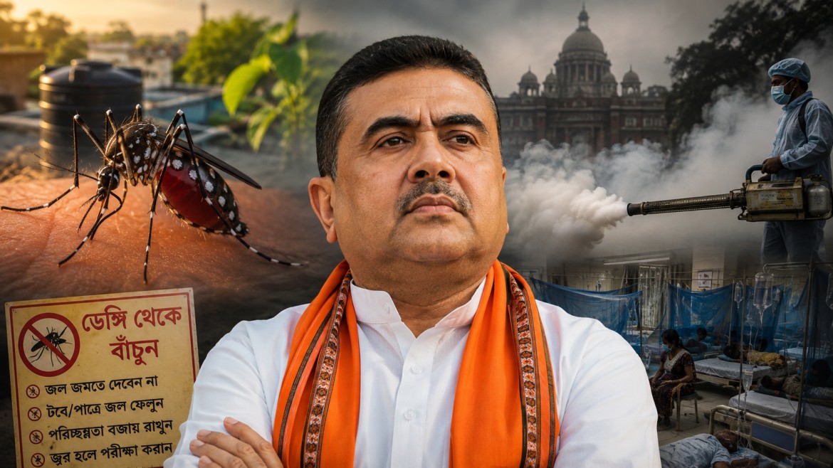 রাজ্যে ডেঙ্গি আক্রান্ত প্রায় অর্ধেক, উদ্বেগের কারণ নেই: শুভেন্দু