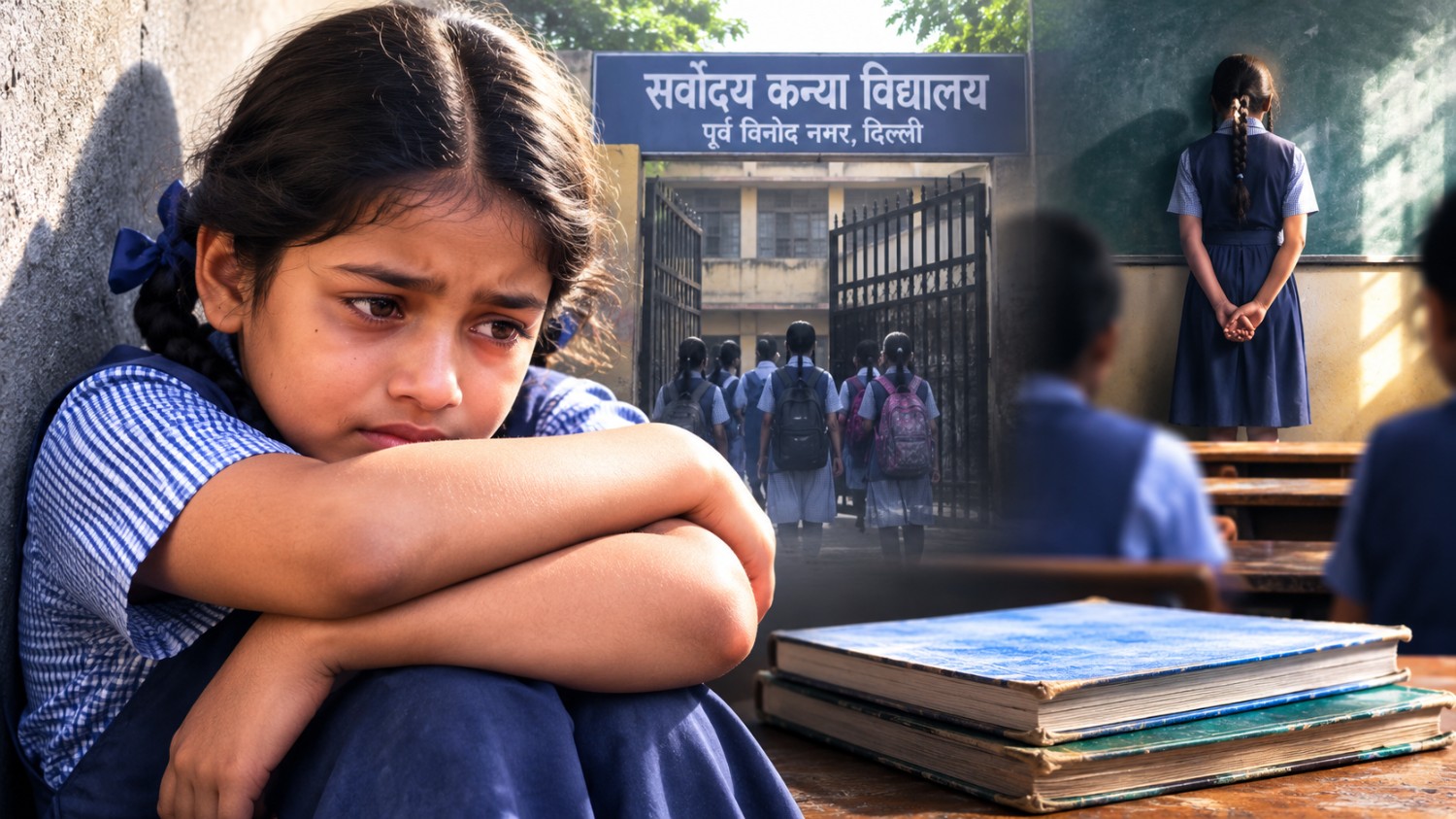 বই আনতে ভুল, ক্লাসে দাঁড় করানোর পর অসুস্থ: দিল্লিতে ছাত্রীর মৃত্যু ঘিরে তদন্ত