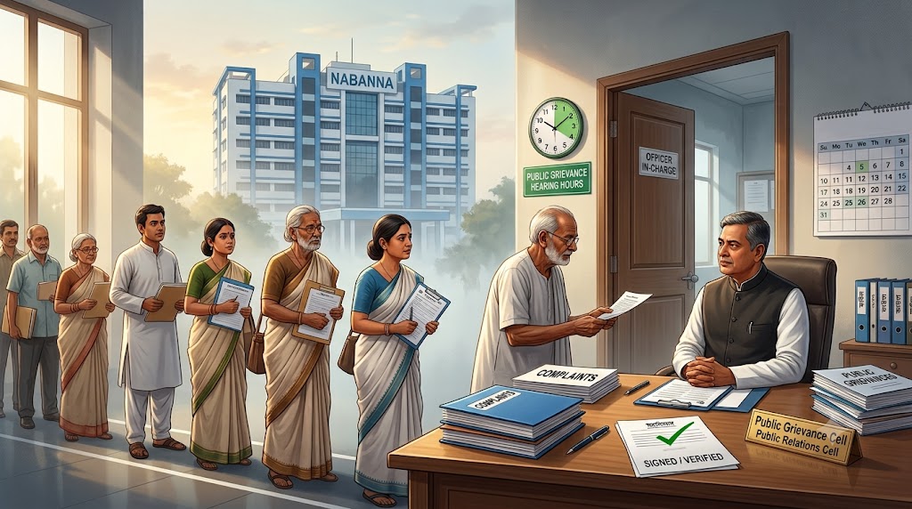 সপ্তাহে দু’দিন জনতার অভিযোগ শুনবেন সরকারি আধিকারিকেরা, নির্দেশ নবান্নের