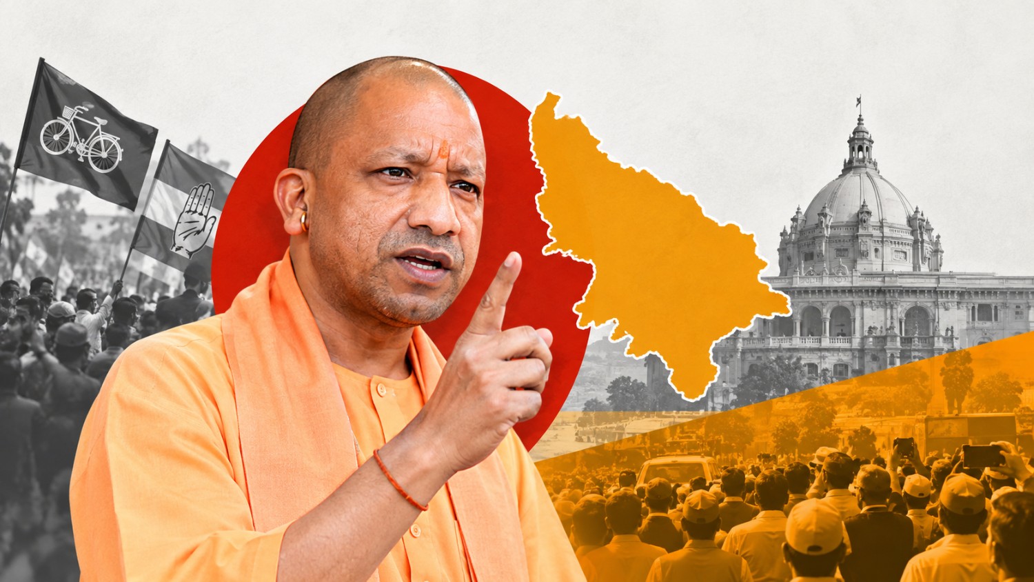 লক্ষ্য ১১৫ আসন, ৩৮ হাজার কোটির প্রকল্প: বিরোধী দুর্গে যোগীর ভোটযাত্রা