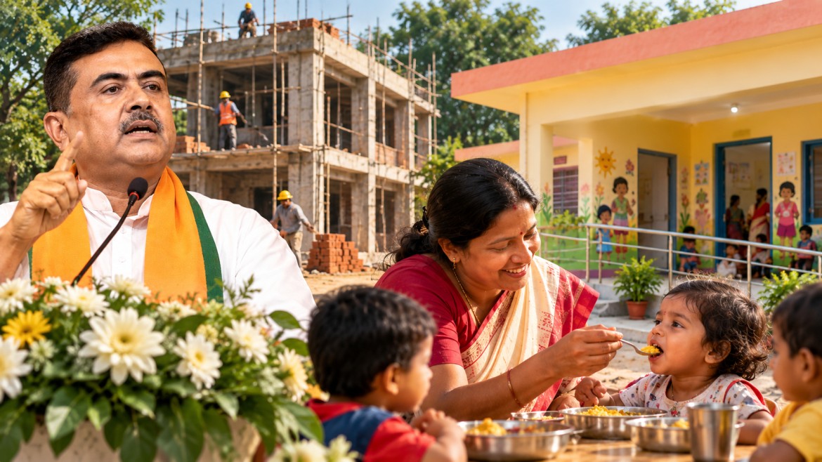 ভাতা বৃদ্ধির সঙ্গে স্থায়ী ভবন, অঙ্গনওয়াড়ি পরিষেবায় জোর মুখ্যমন্ত্রীর