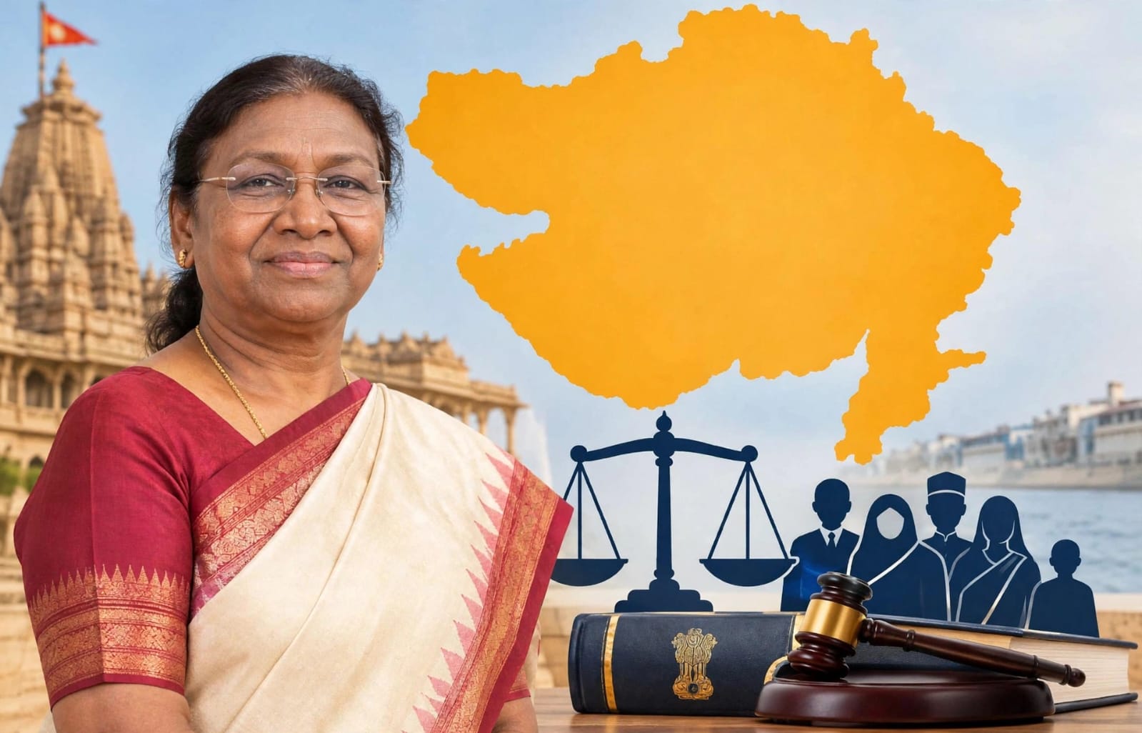 গুজরাতের অভিন্ন দেওয়ানি বিধিতে রাষ্ট্রপতির সম্মতি, উত্তরাখণ্ডের পরে দ্বিতীয় রাজ্য