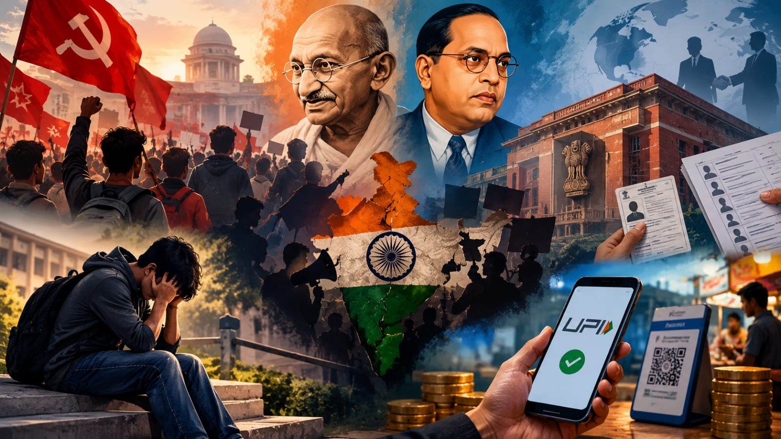 আইআইটি থেকে এসআইআর, ইউপিআই: বিক্ষোভের নেপথ্যে ‘কমিউনিস্ট-ইসলামপন্থী চক্র’, দাবি অর্গানাইজারের