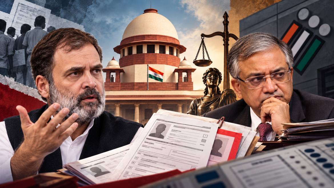 ফর্ম ৬ বিতর্কে রাহুলকে কমিশনের ‘ফ্যাক্ট চেক’, সুপ্রিম কোর্টের মন্তব্যে চাপানউতোর