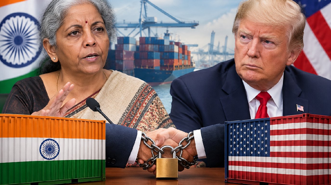 বাণিজ্যে আটকে ভারত-আমেরিকা