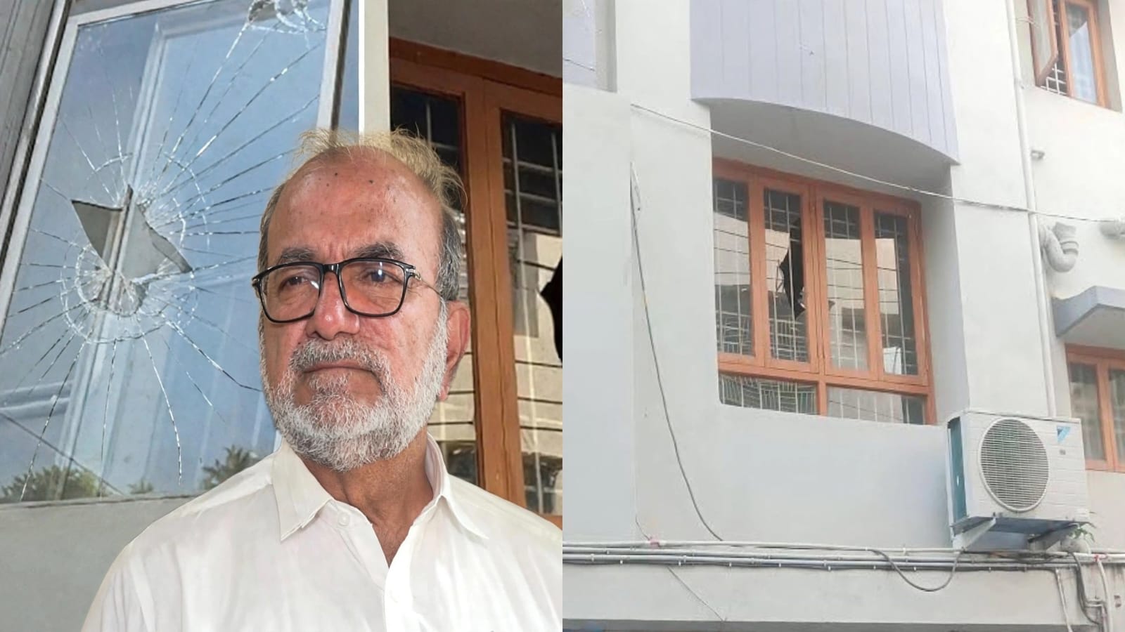 বিকাশ ভট্টাচার্যের বাড়িতে বোতল ছুড়ে হামলা, মুখঢাকা ব্যক্তির ‘দেশপ্রেমিক’ দাবি