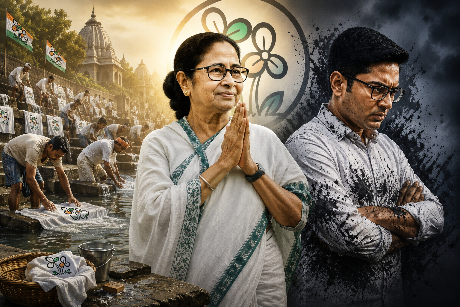 মমতা ভালো, অভিষেক খারাপ! তৃণমূলের নতুন ধ র্মতত্ত্ব ও রাজনৈতিক ধোপার ঘাট