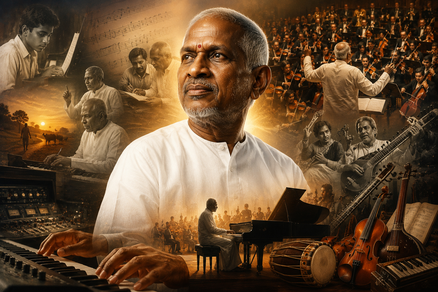 রাগ, সিম্ফনি এবং এক অনন্ত যাত্রা: ইলাইয়ারাজার পঞ্চাশ বছরের সুরসাম্রাজ্য