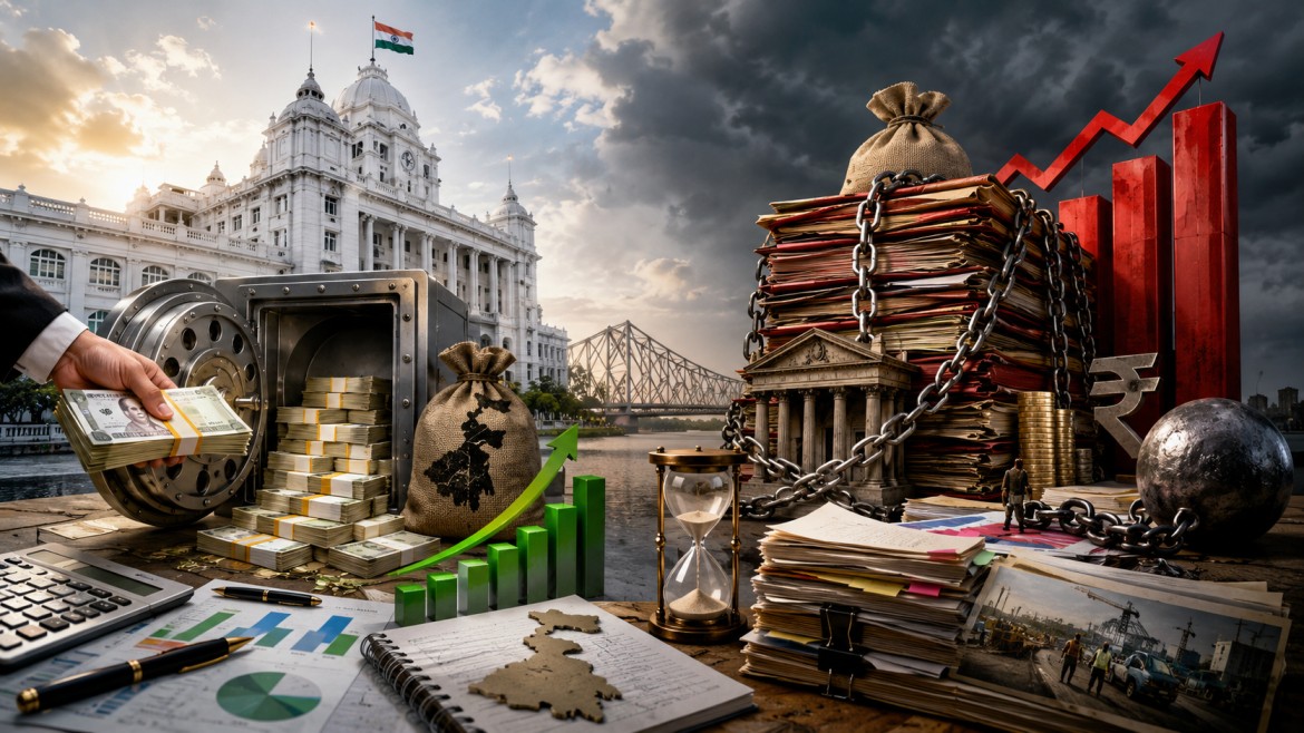 কেন্দ্রের অর্থসাহায্যে স্বস্তি, তবু ঋণনির্ভর রাজ্য