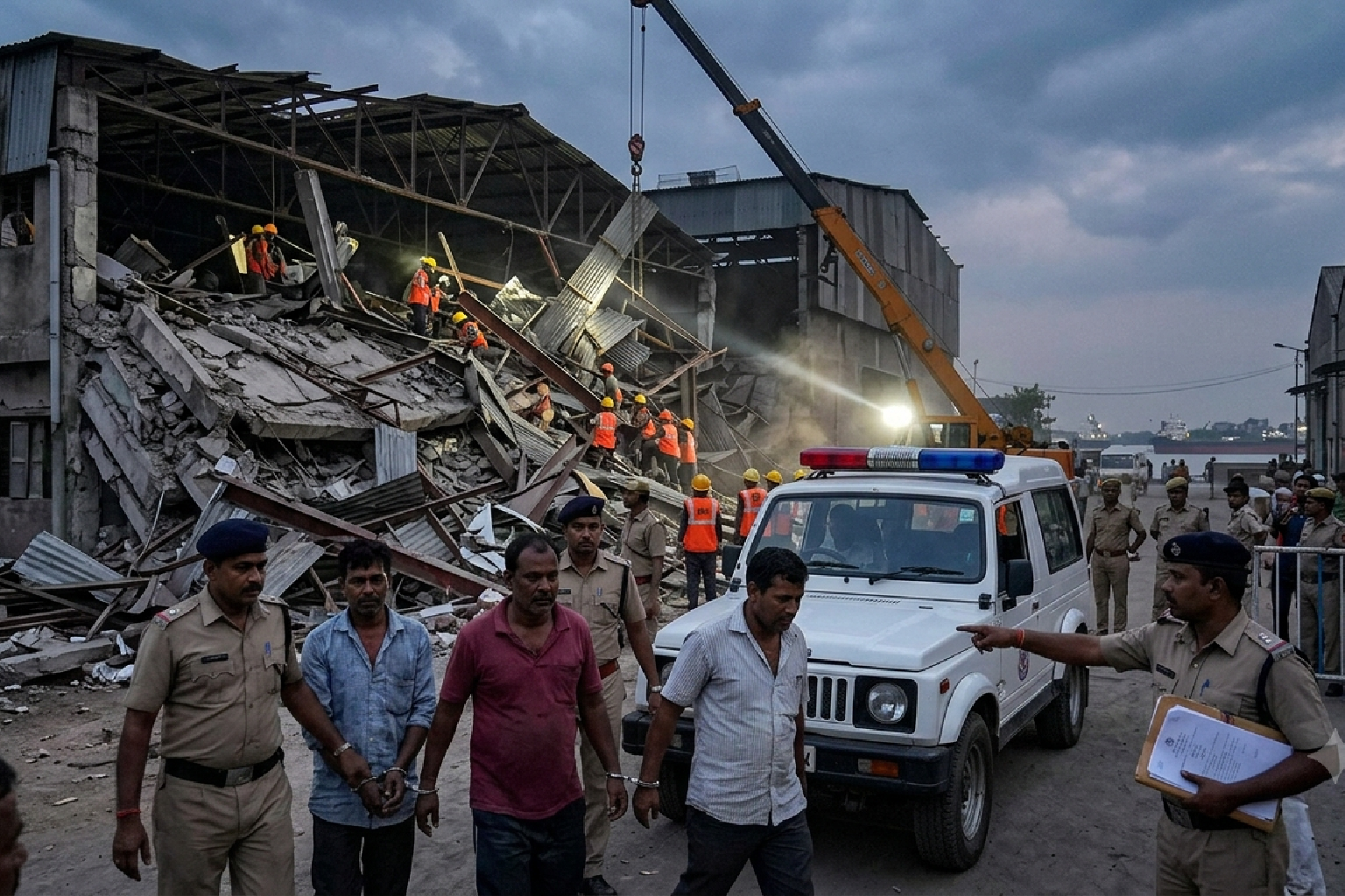 তারাতলা গুদাম ধস মামলায় গ্রেপ্তার ‘কালী’