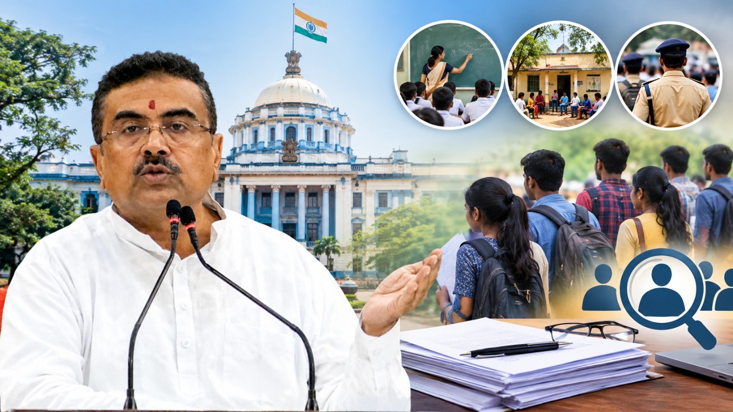 প্রতীকী ছবি: পশ্চিমবঙ্গে ৪৫ হাজারেরও বেশি সরকারি পদে নিয়োগের অনুমোদন।