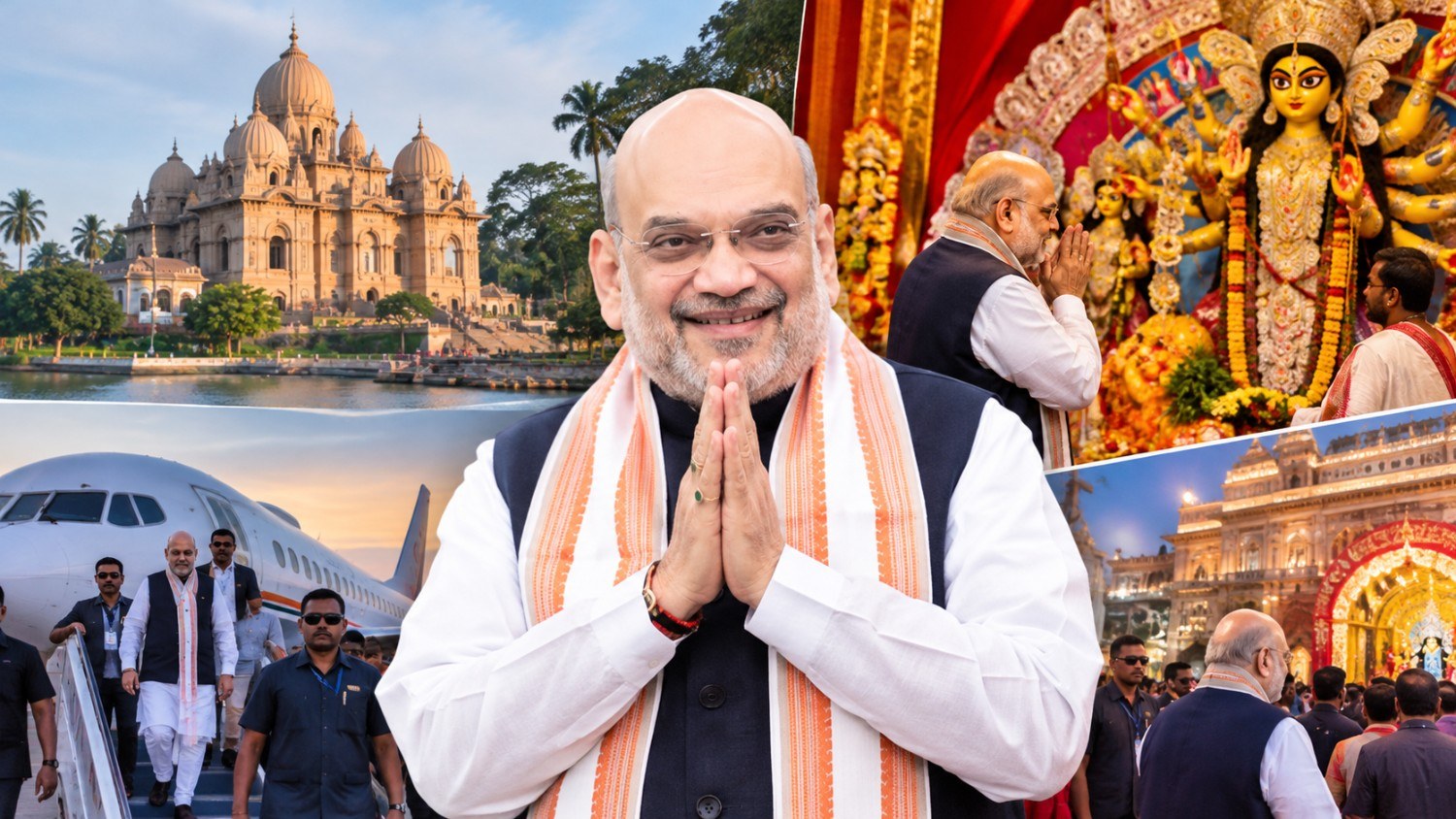 প্রতীকী ছবি: দুর্গাপুজো উপলক্ষে বেলুড় মঠ ও কলকাতার বিভিন্ন পুজোমণ্ডপ পরিদর্শনে অমিত শাহের প্রস্তাবিত বঙ্গসফর।