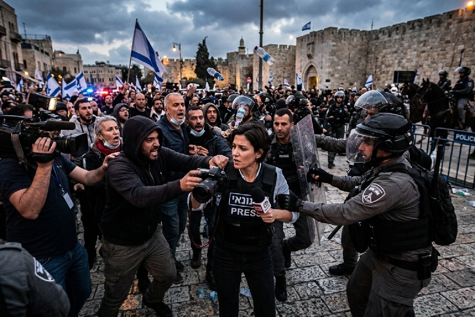 Pressure on and attacks against journalists in Israel are increasing.